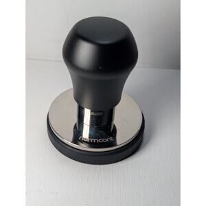 Normcore 58mm Coffee Tamper Stainless Steel Espresso Press Black Handle